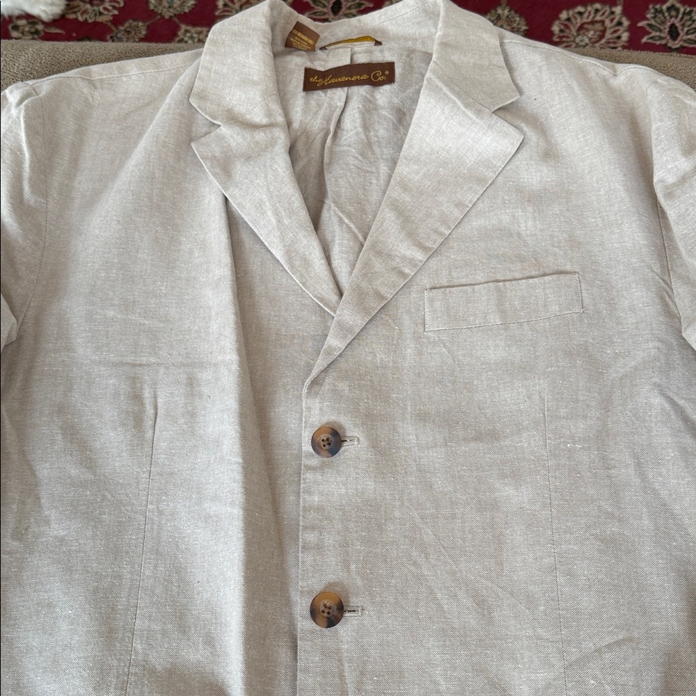 The Havenera Co. Linen Blazer Sports Coat Jacket Size XX Large 46 (TD)